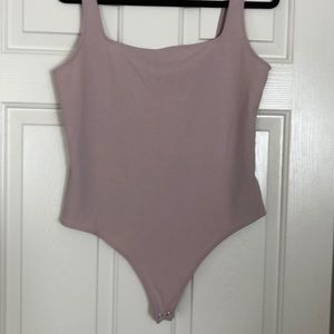 Lilac Thong Bodysuit